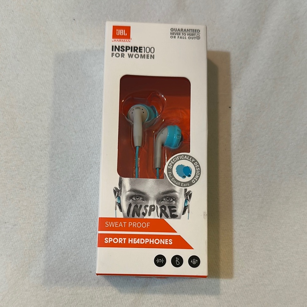 JBL Inspire 100 Blue Sport Headphones